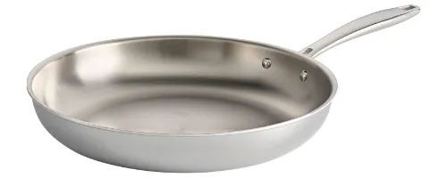 Frigideira que não gruda grande, toda em aço inox
