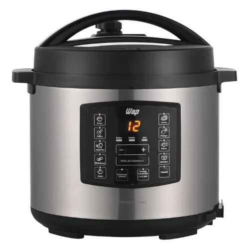 Panela de pressão digital com painel digital pequeno